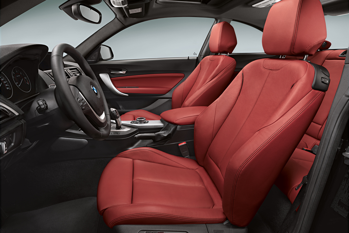 BMW 2-series coupe front seats
