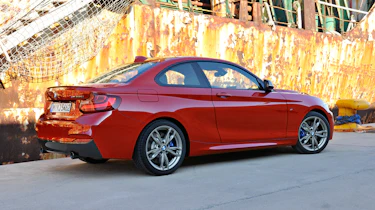 BMW 2-series coupe red rear