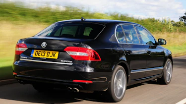 Skoda Superb V6 Laurin & Klement rear black