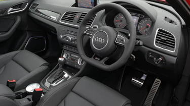 Audi RS Q3 interior dashboard steering wheel