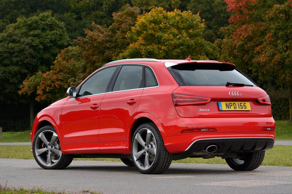 Audi RS Q3 red rear
