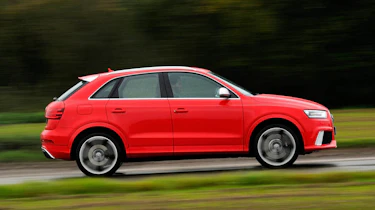 Audi RS Q3 red side profile