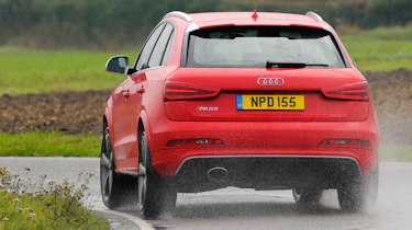 Audi RS Q3 rear cornering