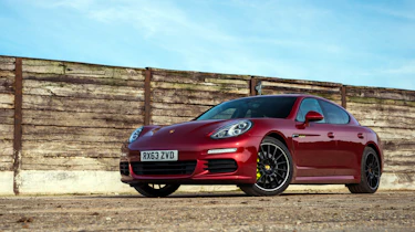 Porsche Panamera S E-Hybrid red front