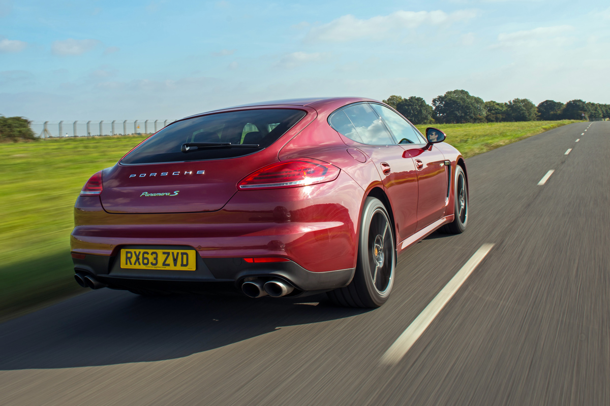 Porsche Panamera S E-Hybrid red