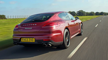 Porsche Panamera S E-Hybrid red