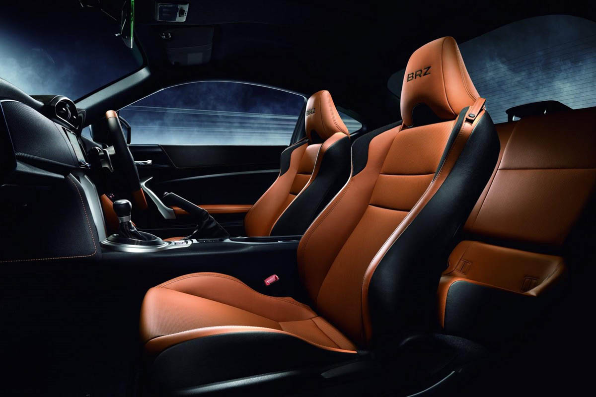 Subaru BRZ Premium Sport Edition tan leather seats