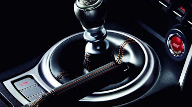 Subaru BRZ Premium Sport Edition gear stick stitching
