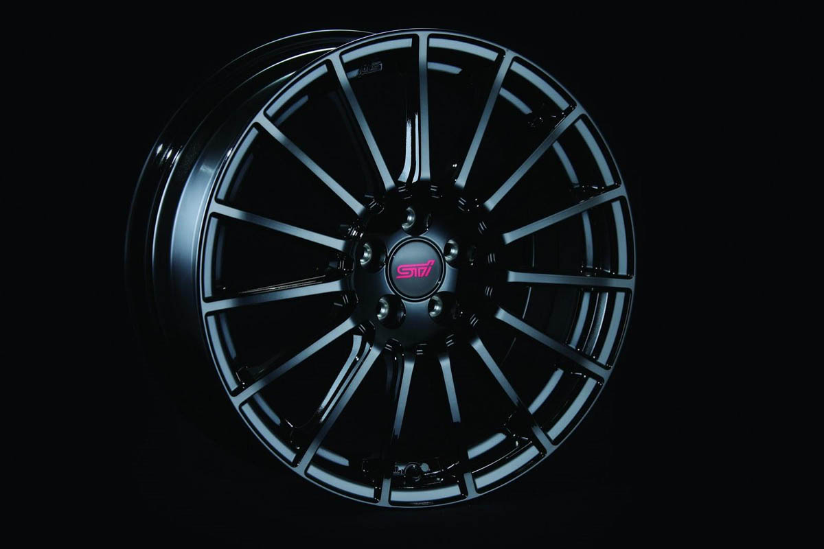 Subaru BRZ Premium Sport Edition black STI alloy wheel