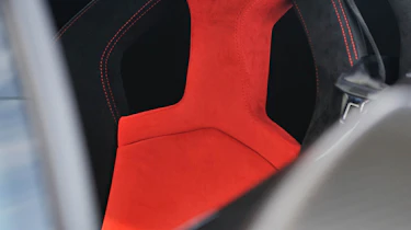 Lamborghini Gallardo Squadra Corse seat
