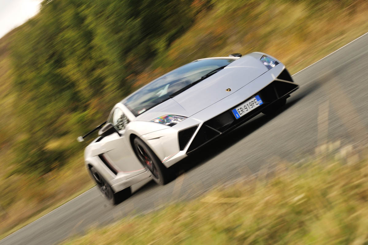 Lamborghini Gallardo Squadra Corse front cornering