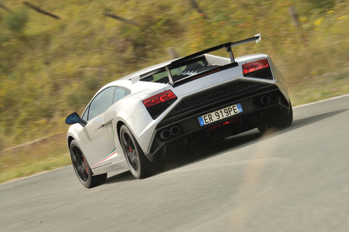 Lamborghini Gallardo Squadra Corse rear cornering