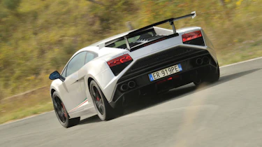 Lamborghini Gallardo Squadra Corse rear cornering