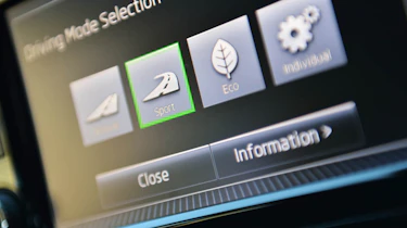 Skoda Octavia vRS driver profile select