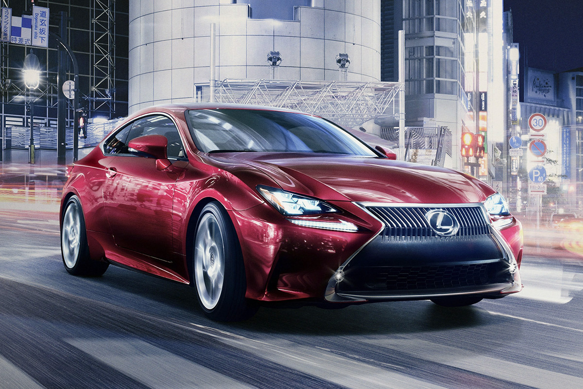 Lexus RC Coupe details and pictures