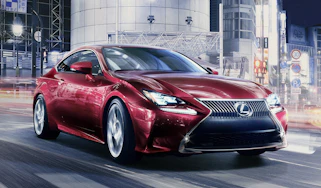 Lexus RC Coupe details and pictures