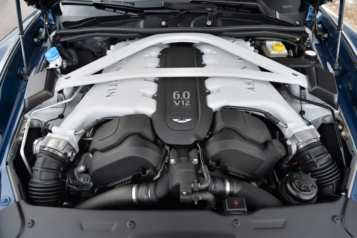 Aston Martin Vanquish Volante 5.9-litre V12 engine