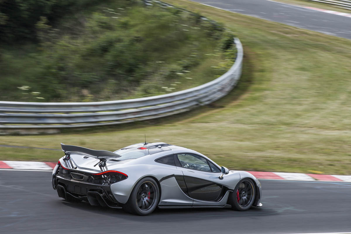 McLaren P1 at the Nurburgring