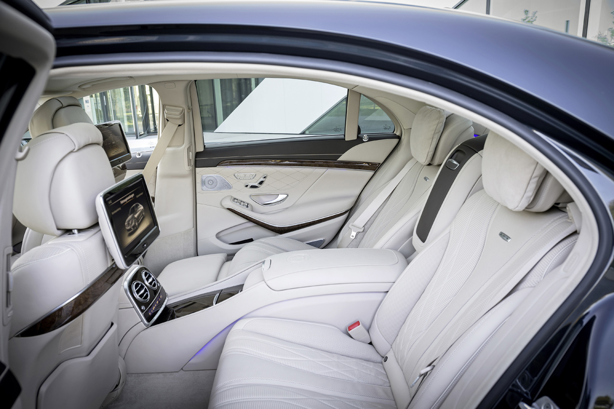 Mercedes S65 AMG rear seats