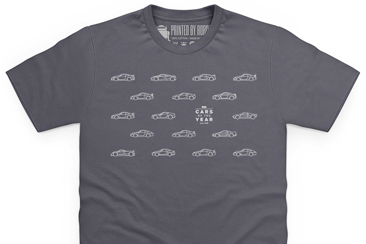 evo Car of the Year merchandise now on sale