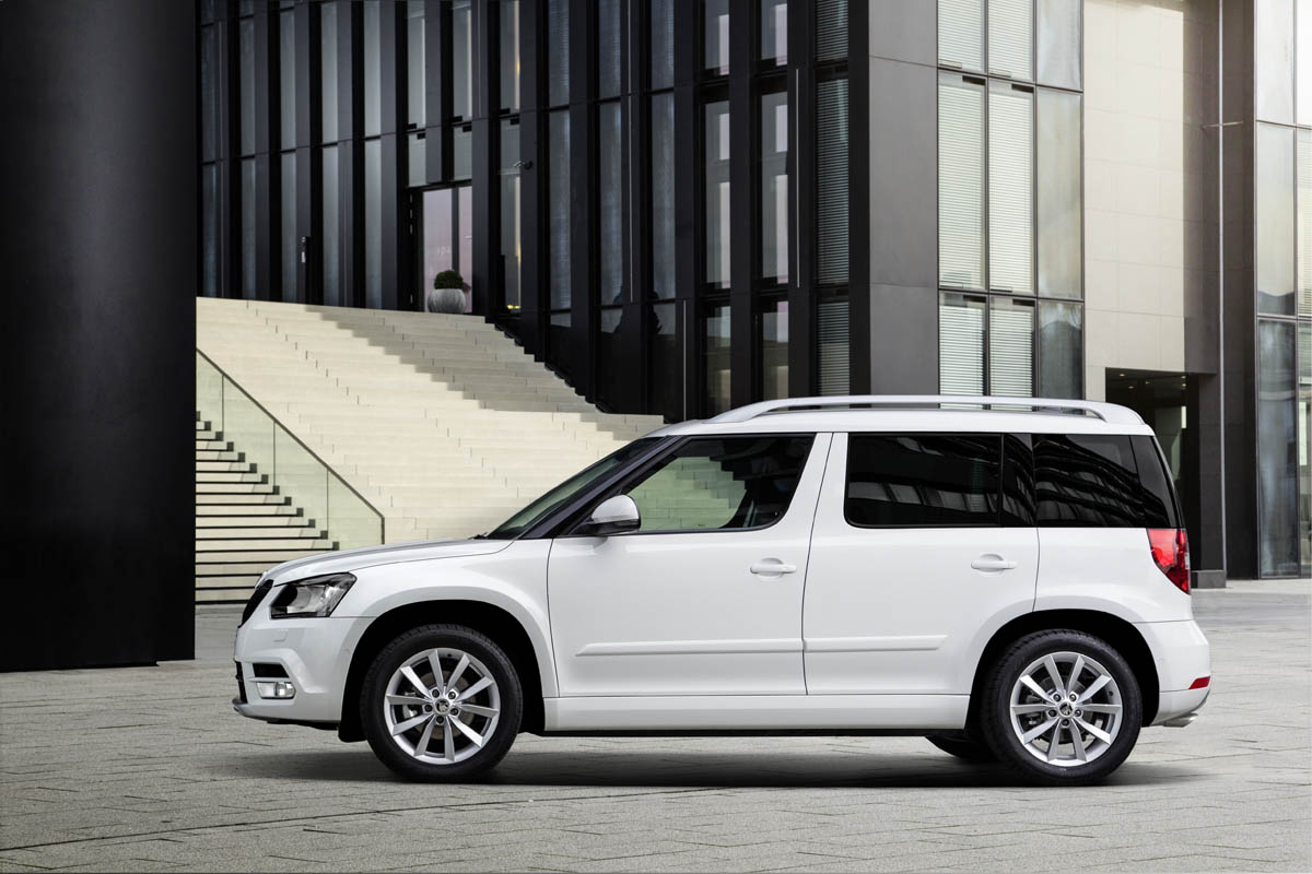 Skoda Yeti City white side profile