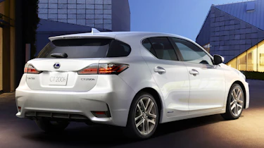 Lexus CT 200h facelift shown