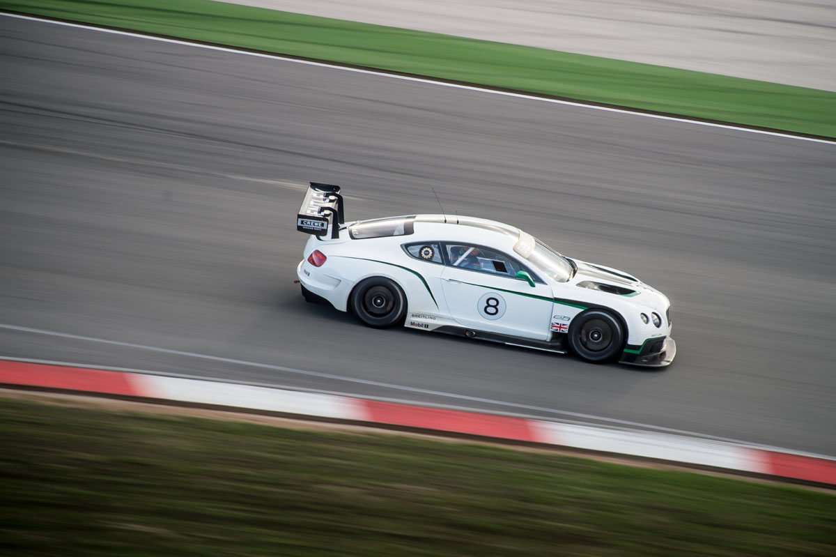 Bentley Continental GT3 side profile