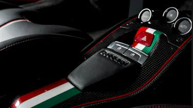 Ferrari 458 Italia Niki Lauda centre console stripes