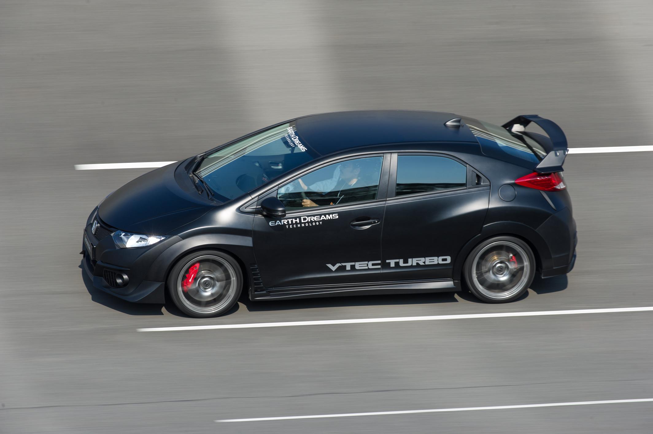 Honda Civic Type-R turbo VTEC matt black