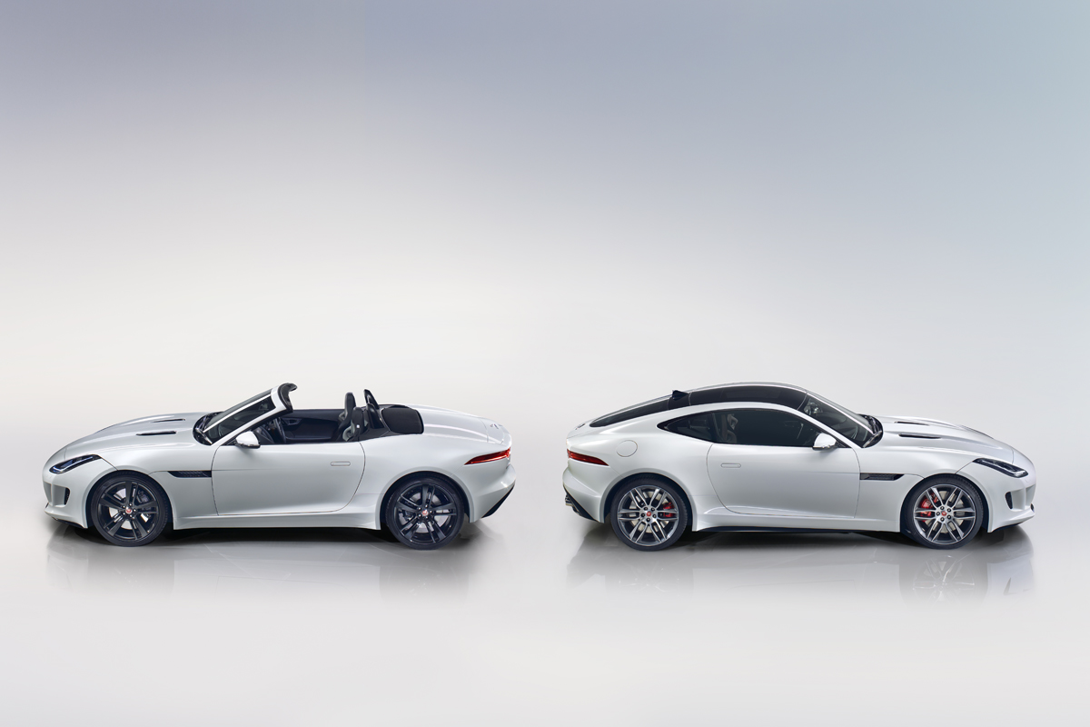 Jaguar F-type Roadster and Coupe