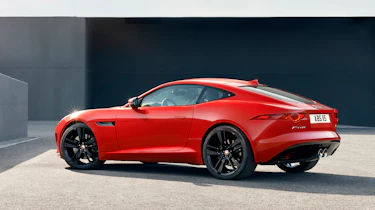 Jaguar F-type S Coupe red rear
