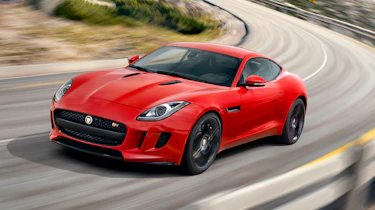 Jaguar F-type S Coupe red front