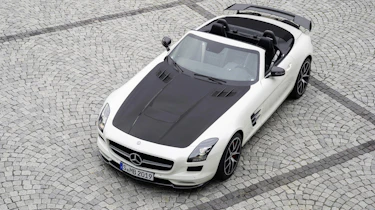 Mercedes SLS AMG GT Final Edition Roadster white