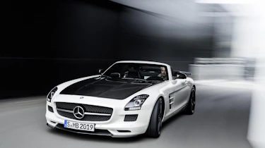 Mercedes SLS AMG GT Final Edition Roadster white front