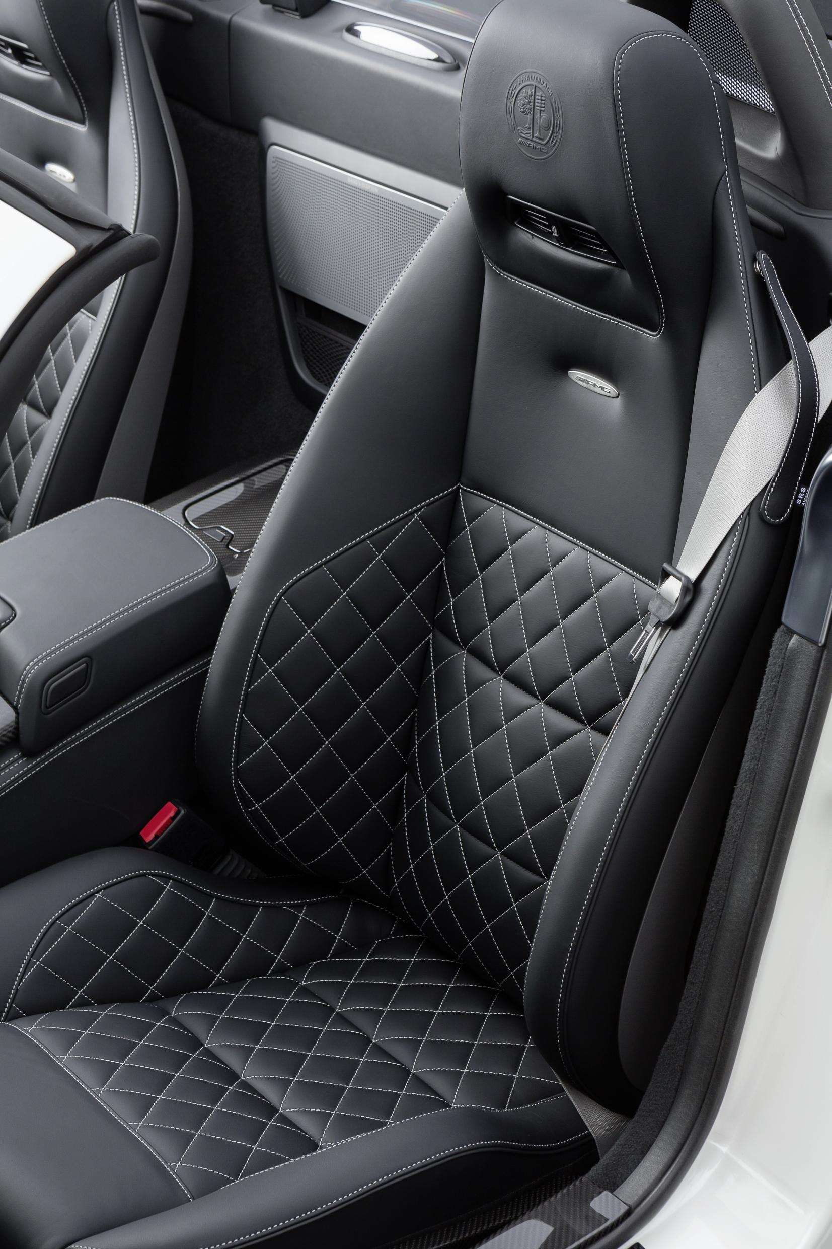 Mercedes SLS AMG GT Final Edition quilted leather seats