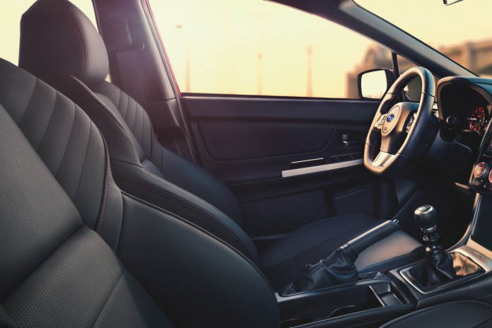 New Subaru WRX interior seats