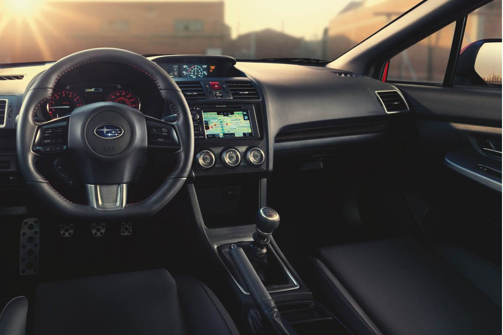 New Subaru WRX interior dashboard steering wheel