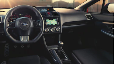 New Subaru WRX interior dashboard steering wheel