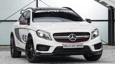 Mercedes GLA45 AMG Concept white