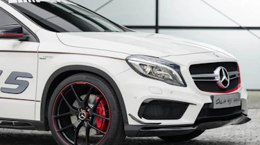 Mercedes GLA45 AMG Concept matt black alloy wheel