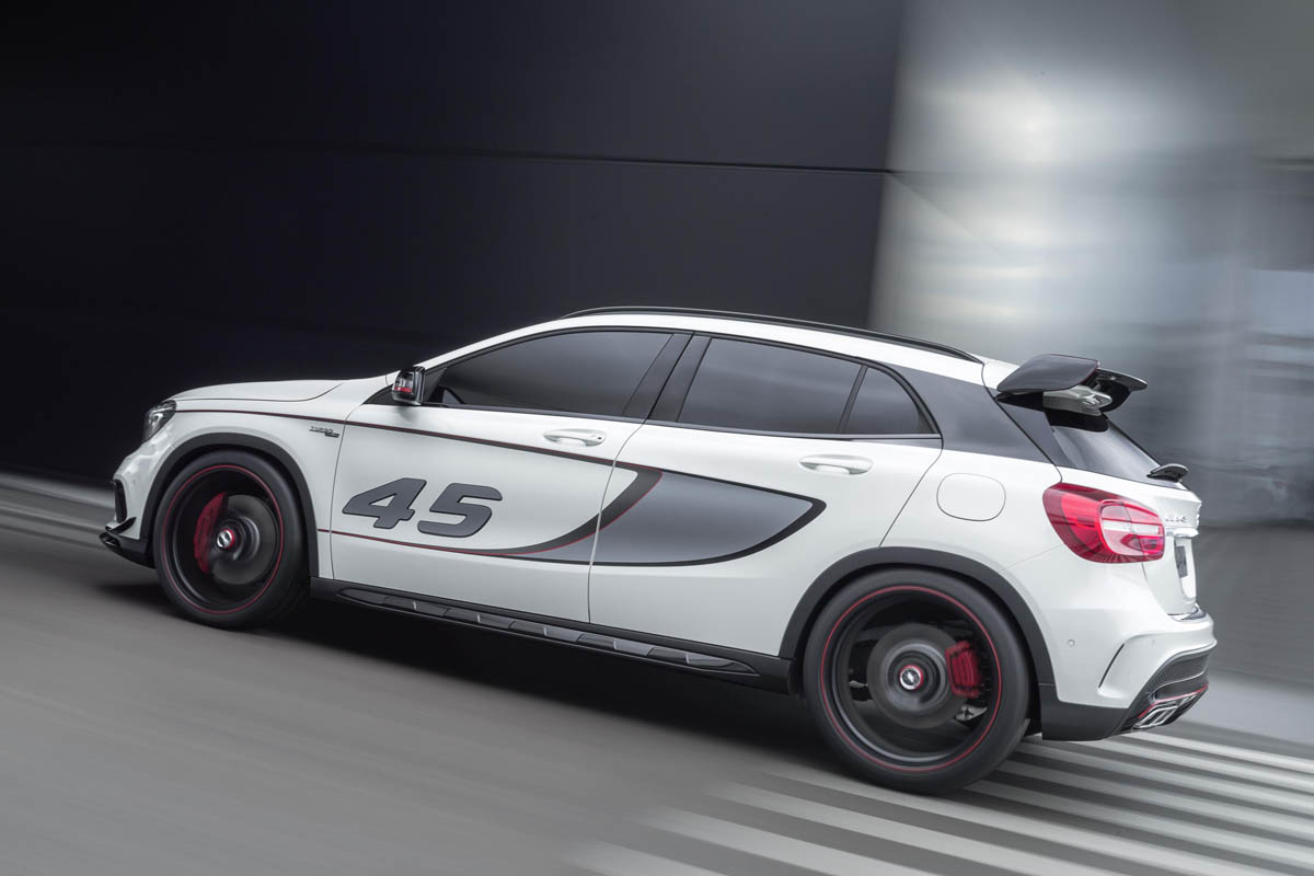 Mercedes GLA45 AMG Concept rear