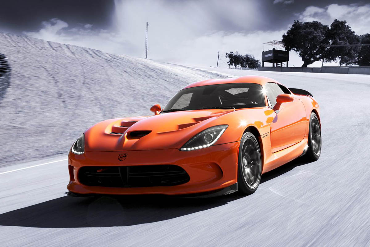 SRT Viper TA edition orange front