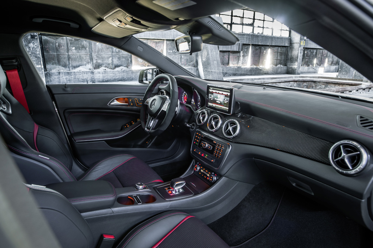 Mercedes CLA45 AMG interior dashboard