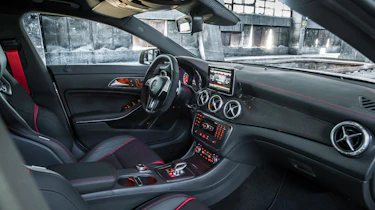 Mercedes CLA45 AMG interior dashboard