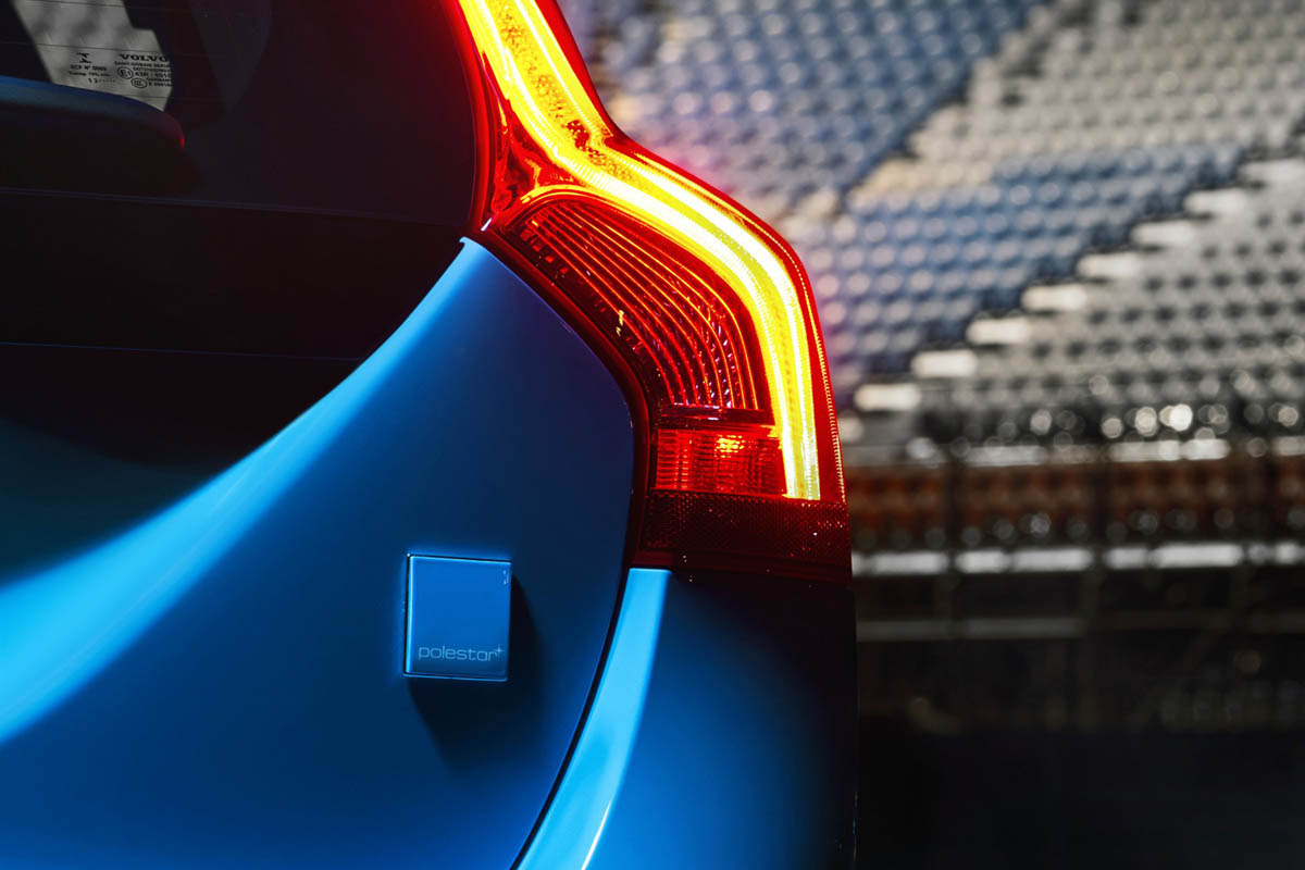 Volvo V60 Polestar badge rear light