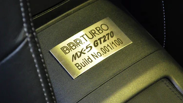BBR Mazda MX-5 GT270 limited edition plaque