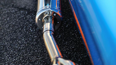 Caterham 620R side exit exhaust