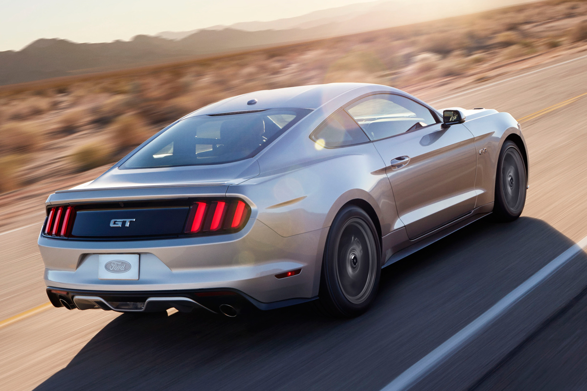 2014 Ford Mustang rear driving