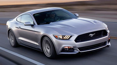2014 Ford Mustang silver driving front