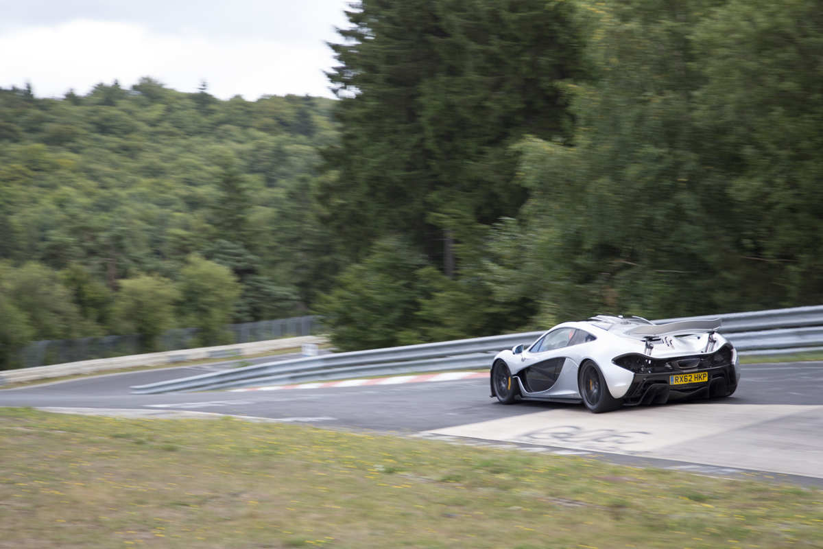McLaren P1 at the Nurburgring